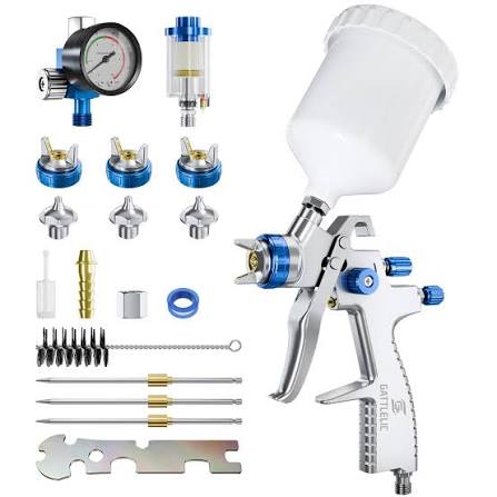 Air regulators for automotive spray guns