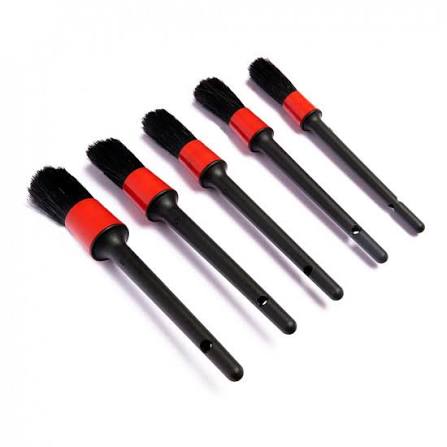 Professional detailing brushes and cleaning accessories