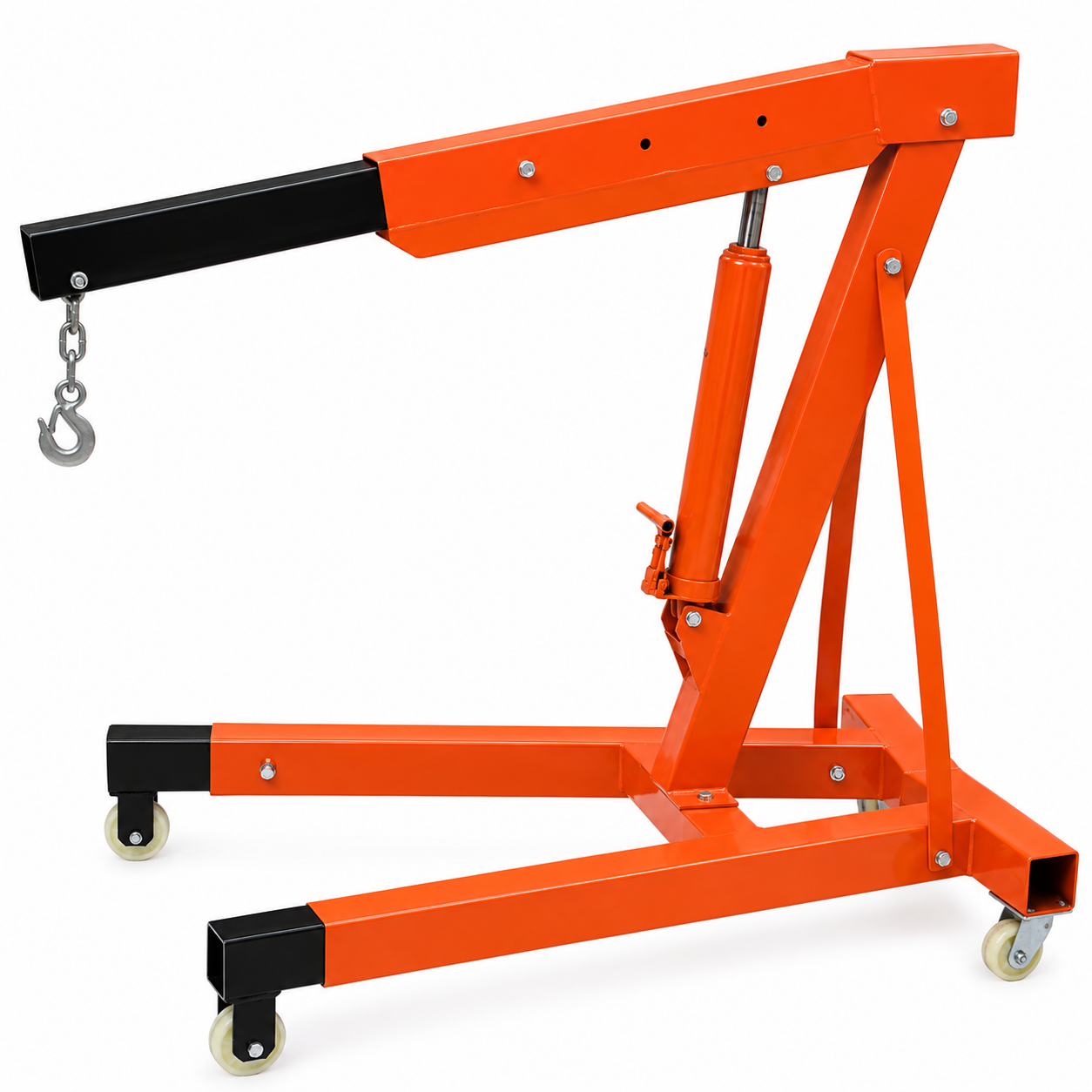 Engine crane for automotive workshop