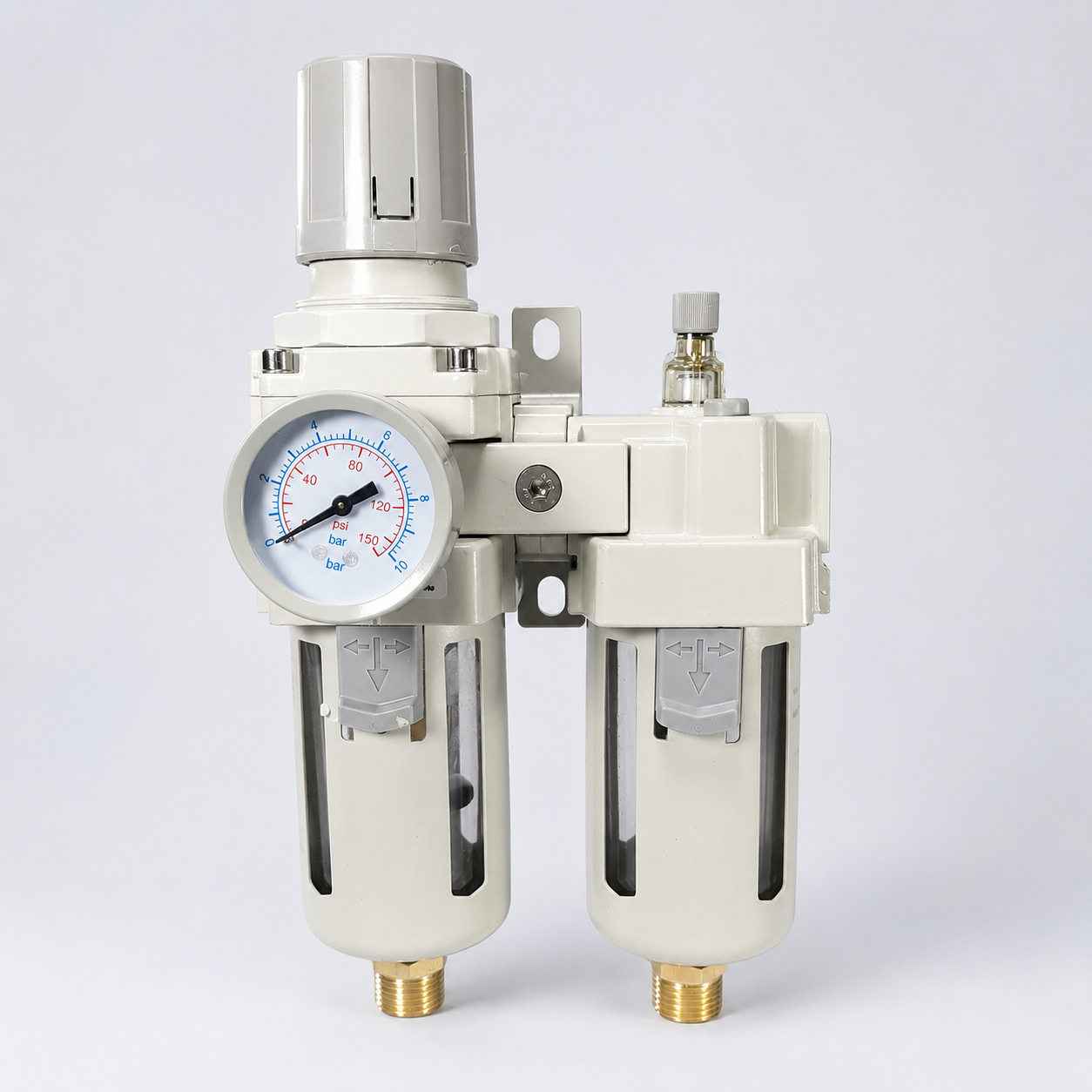 FRL unit for automotive workshop compressed air system