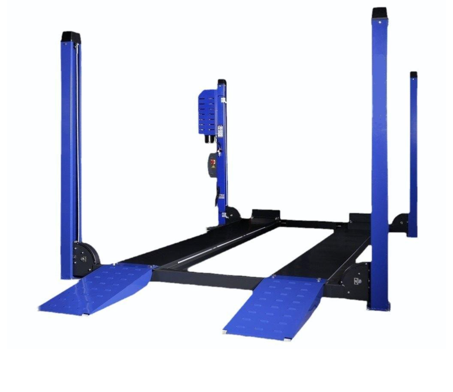 Four post lift for automotive workshop
