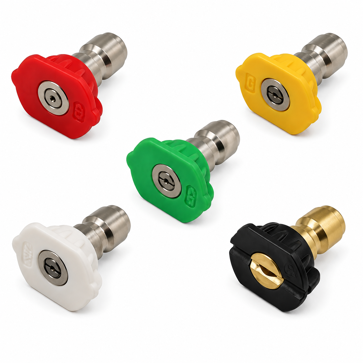 Pressure washer nozzles for car wash