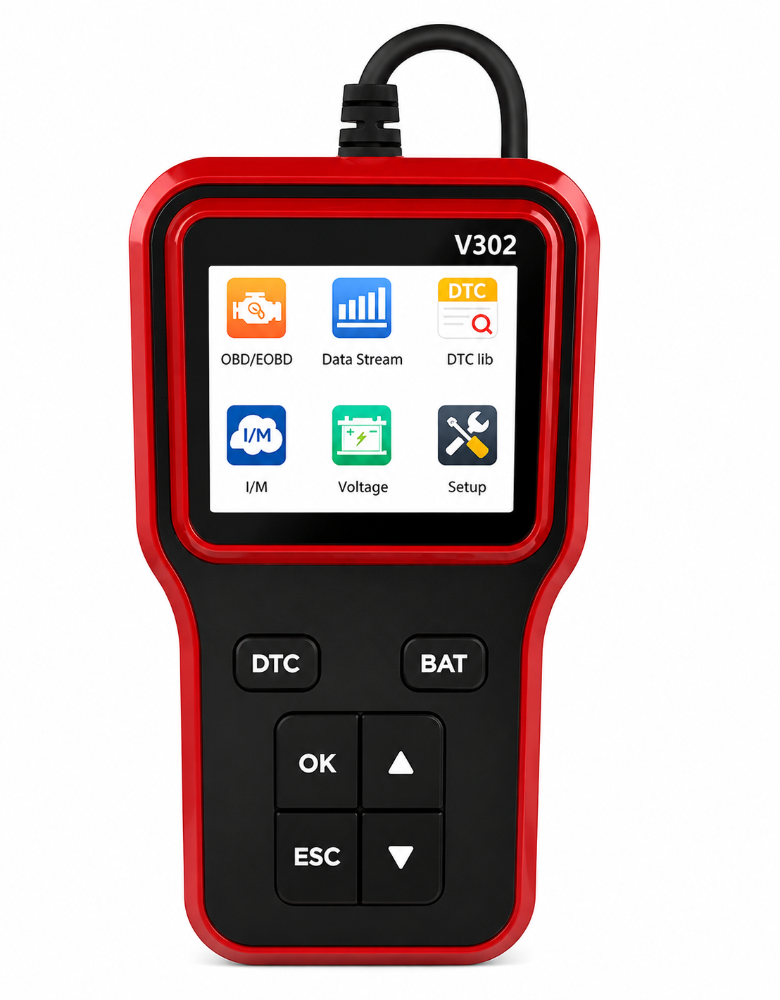 OBD diagnostic scanner for automotive workshop