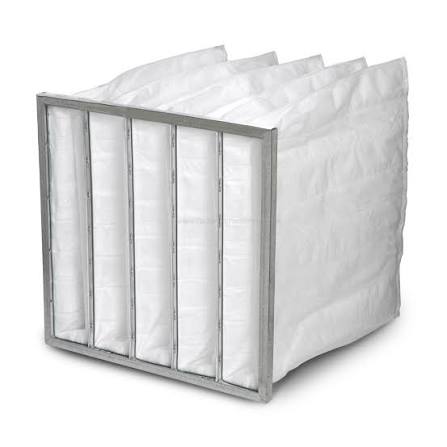 Pocket filters for automotive paint booth air system