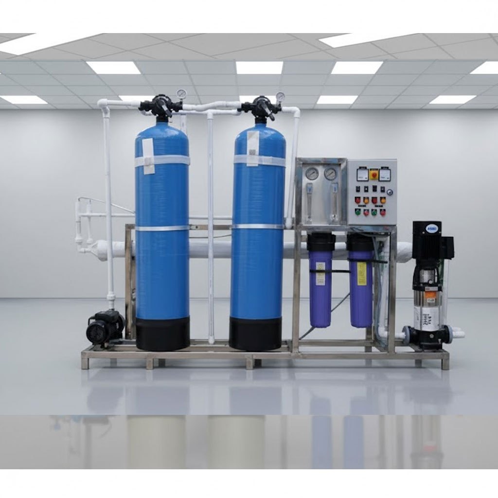 RO and water treatment system for car wash setup