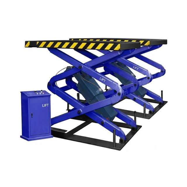 Scissor car lift for multi brand garage