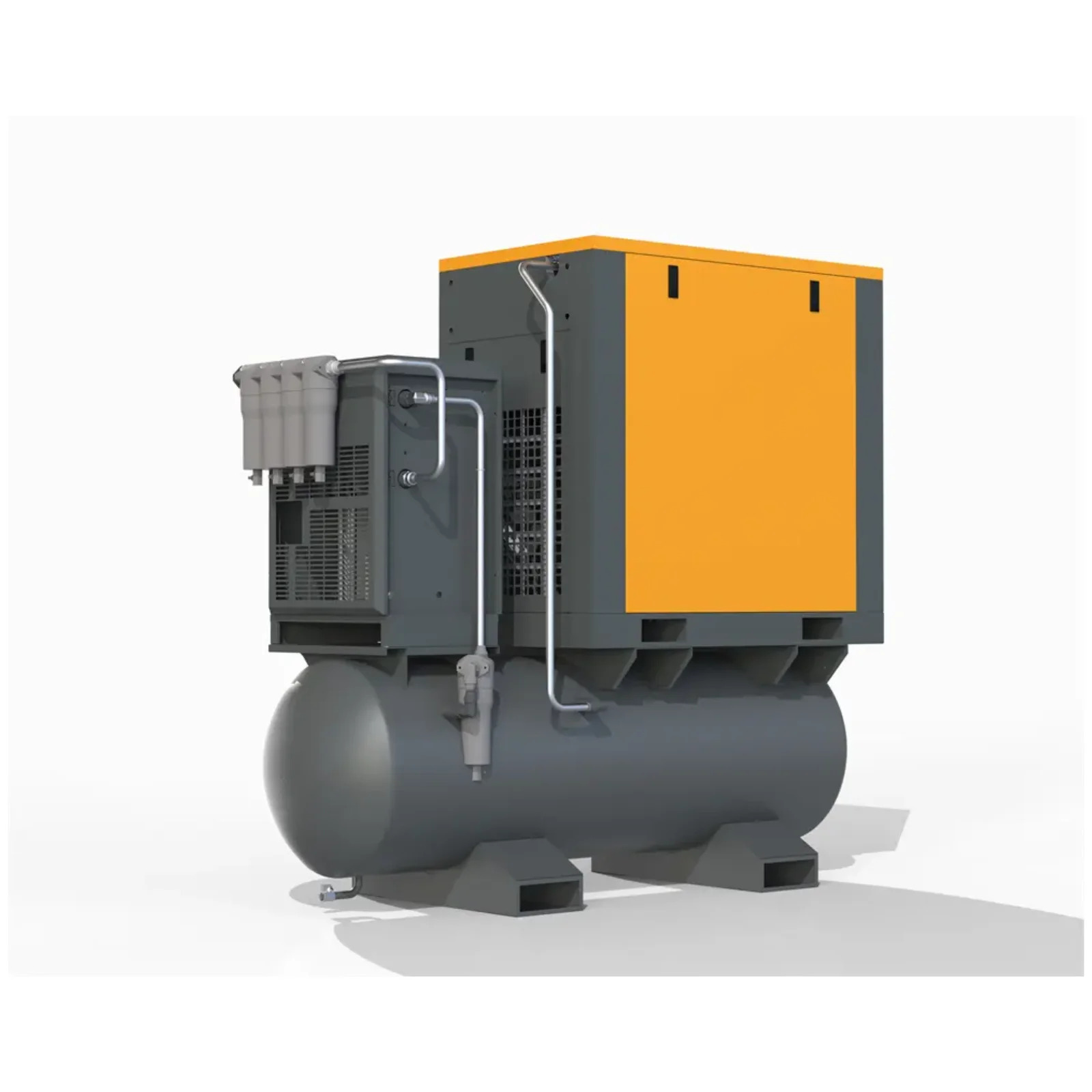 Screw air compressor for automotive workshop