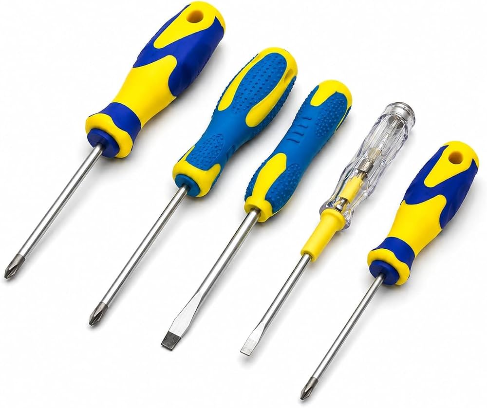 Professional screwdriver set for workshop