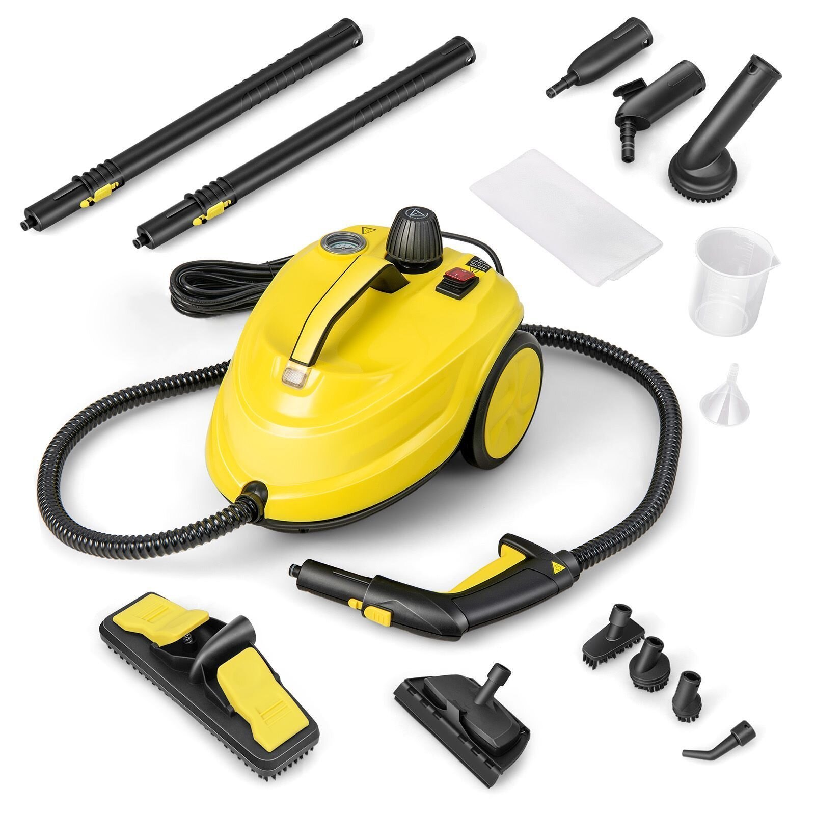 Steam washer for automotive interior cleaning